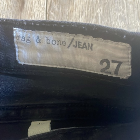 Rag & bone black skinny jeans size 27 - Picture 5 of 8